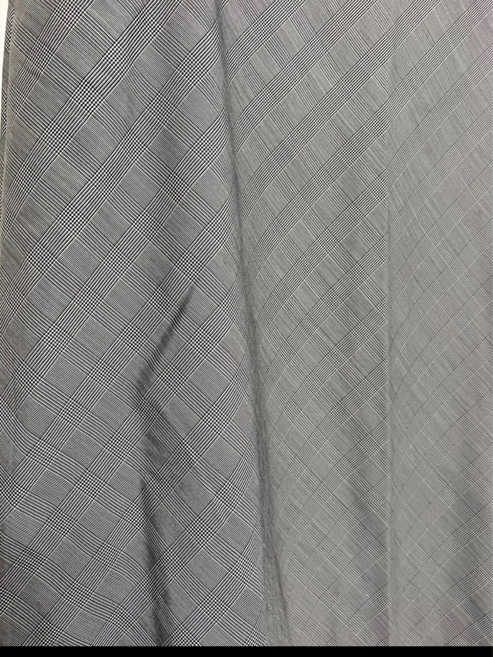 Brooks Brothers Gray Plaid A-Line Skirt with Subtle Check - Picture 2 of 5